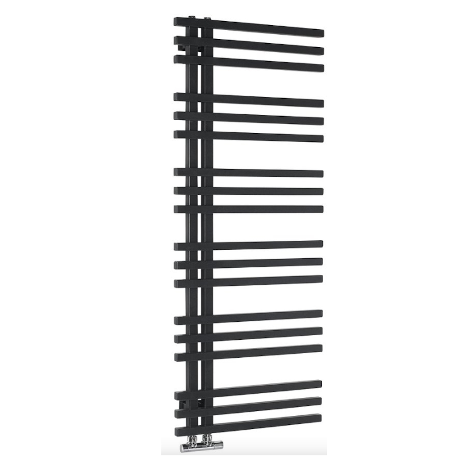 Designradiator Sapho Sophina 60x121,5 cm 623W Mat Zwart