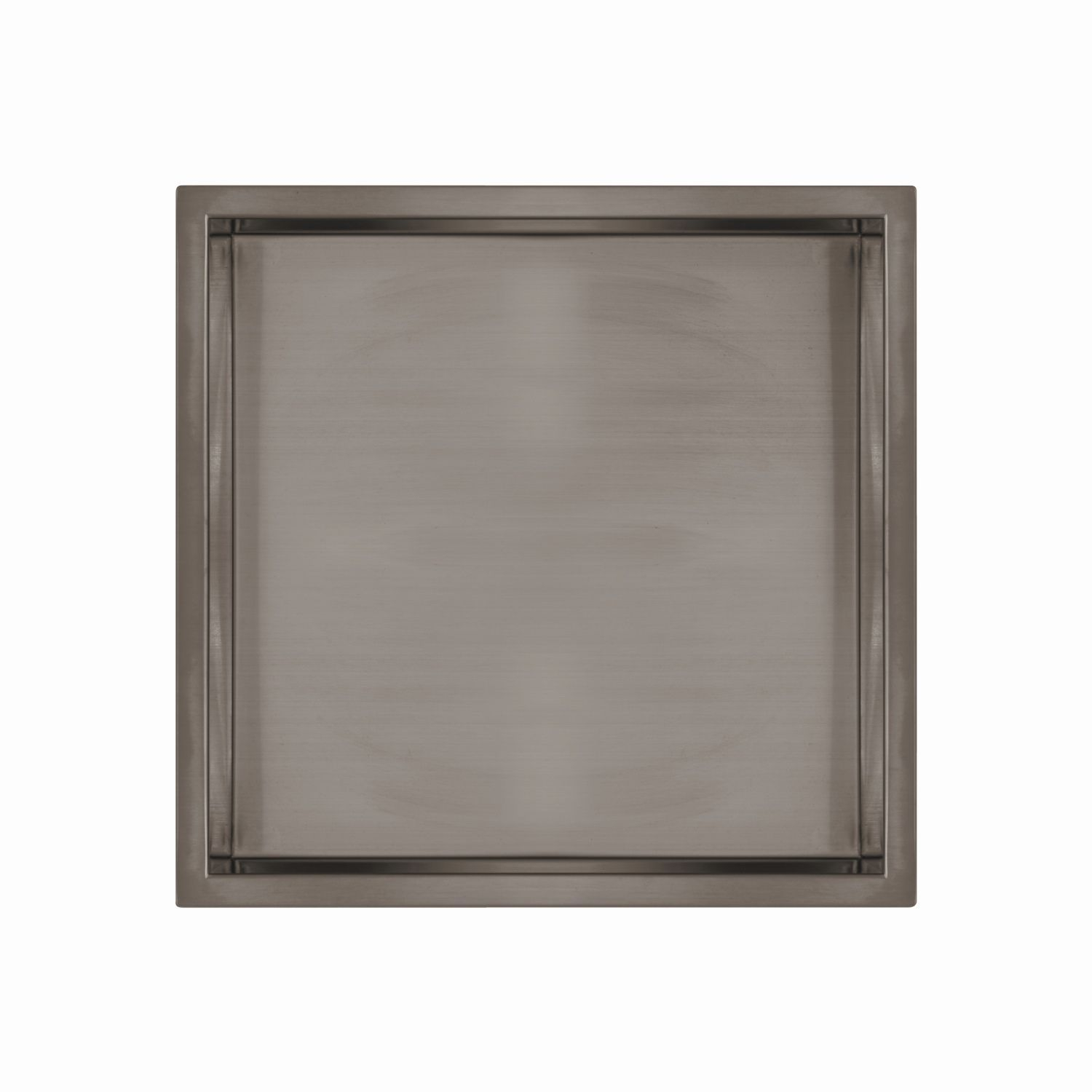 Inbouwnis Qisani Flow Enkel Geborsteld Gun Metal