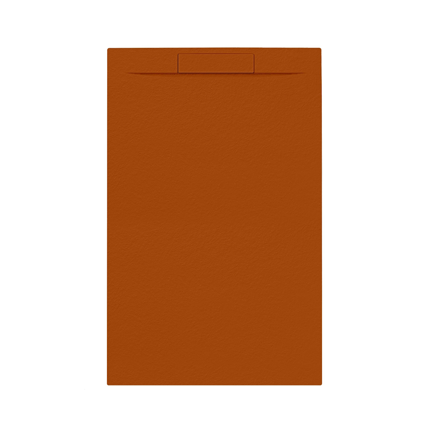 Douchebak + Sifon Allibert Rectangle 140x90 cm Satijn Koper Oranje