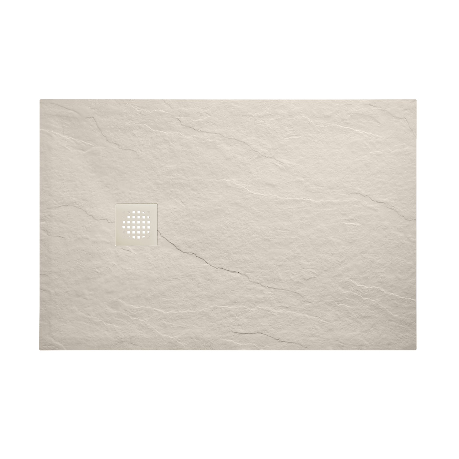 Douchebak Wiesbaden Stonea Antislip Composiet 90x120x3 cm Inkortbaar Beige afbeelding