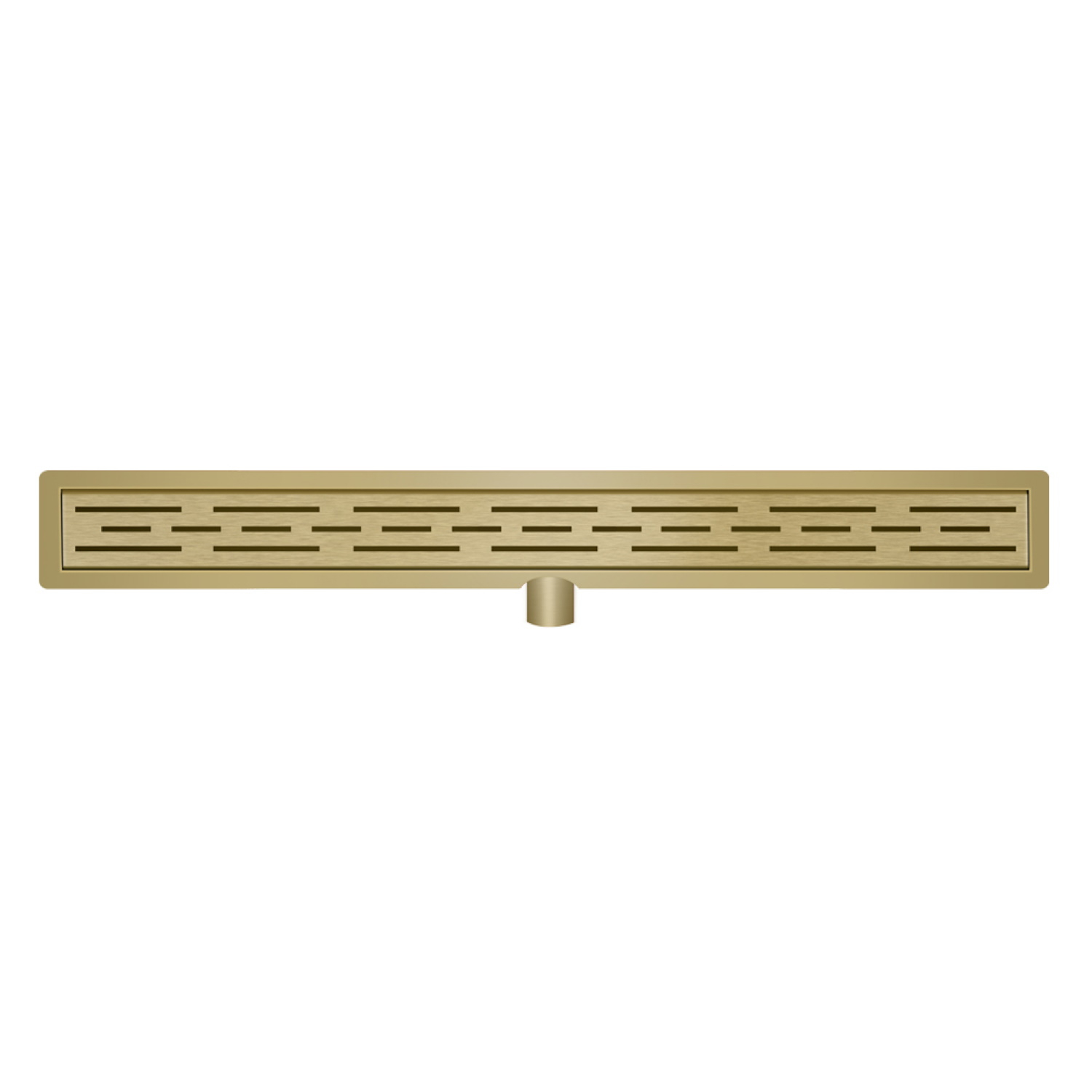 Douchegoot Wiesbaden Met Flens 90x7cm 6.7cm Diep Geborsteld Messing Goud product afbeelding