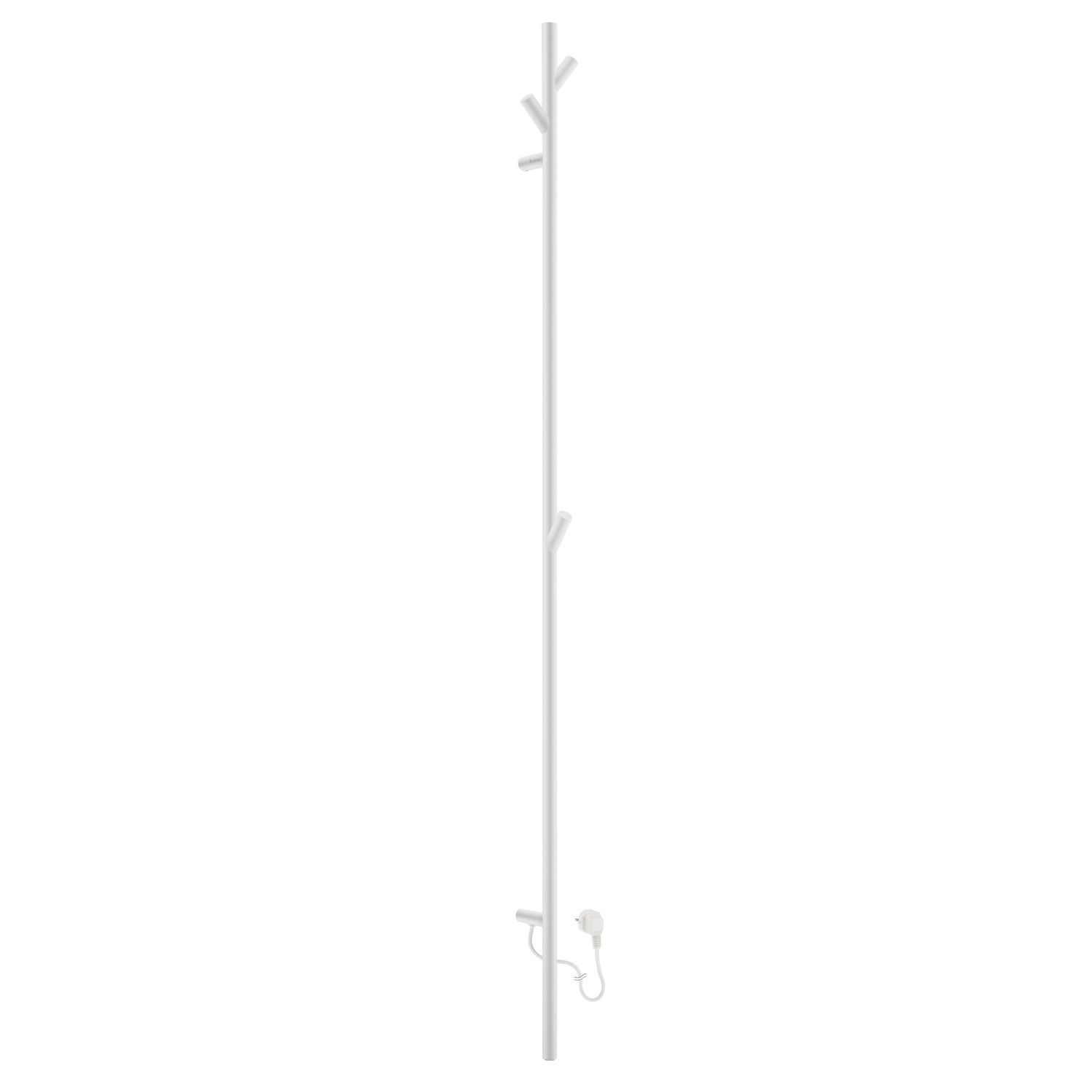 Elektrische Handdoekradiator Smedbo Dry Tree 10,7x170 cm 31W Mat Wit