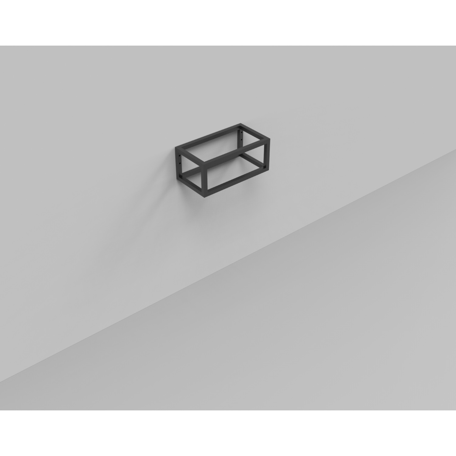 Boss & Wessing Fontein BWS Frame 39,5x21,5x17 cm Mat Zwart Aluminium