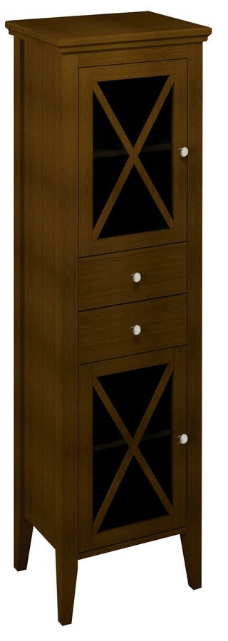 Sapho Hoge Badkamerkast  Cross 49x170x39 cm Massief Hout Links
