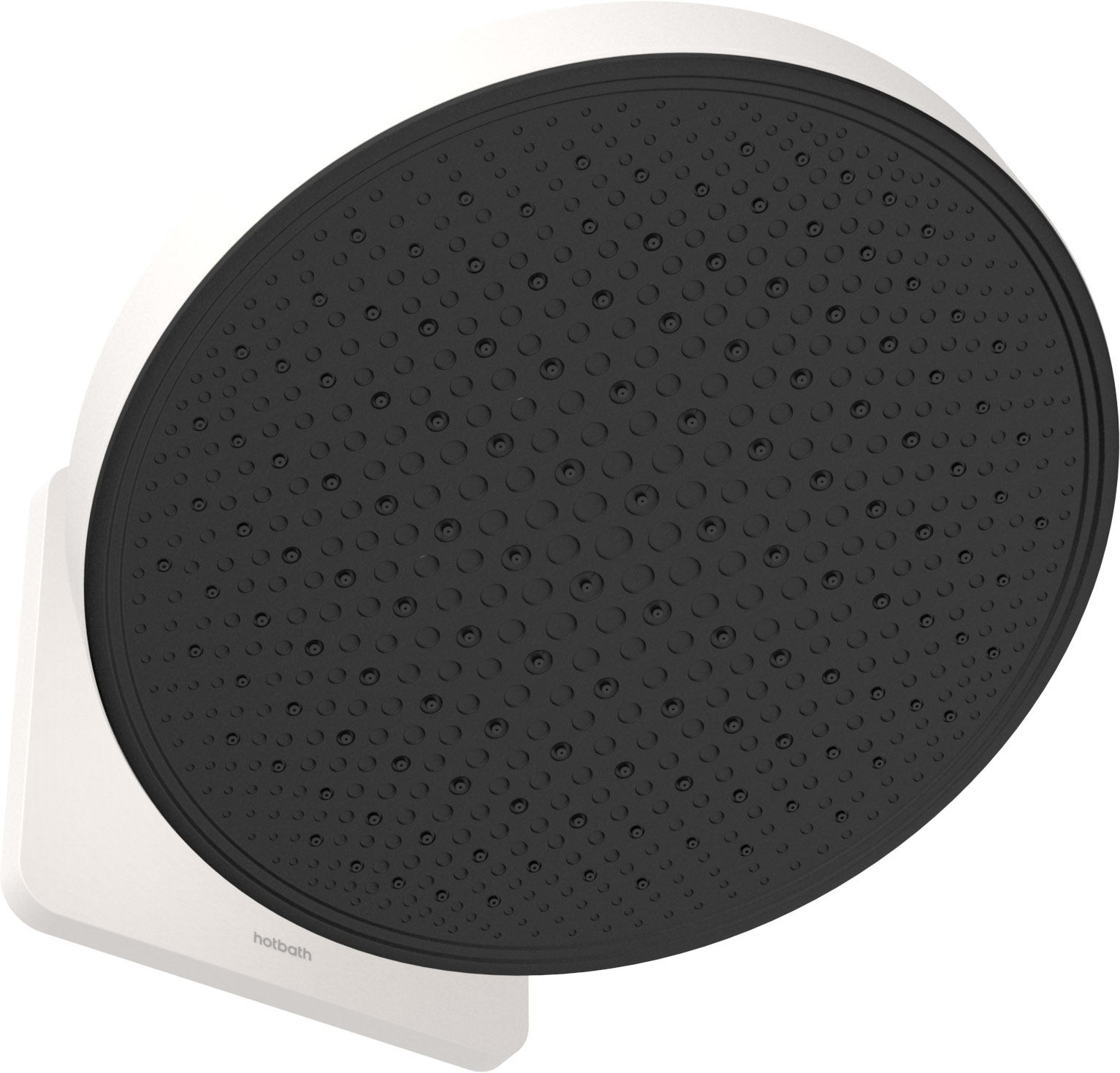 Hotbath Hoofddouche  Cobber 1-F opbouw, 300mm Kantelbare Wandarm Mat Wit