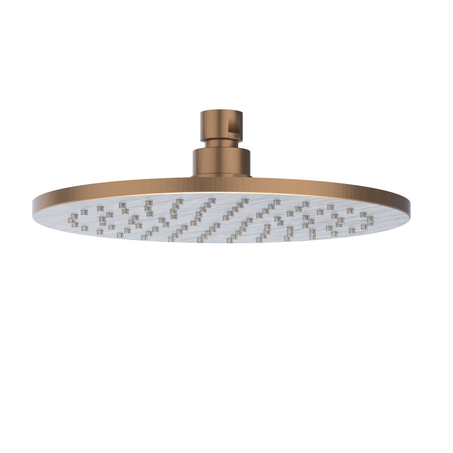 IVY Hoofddouche  Medium 25 cm Anti-Kalk Nozzels RVS316 Geborsteld Mat Koper PVD