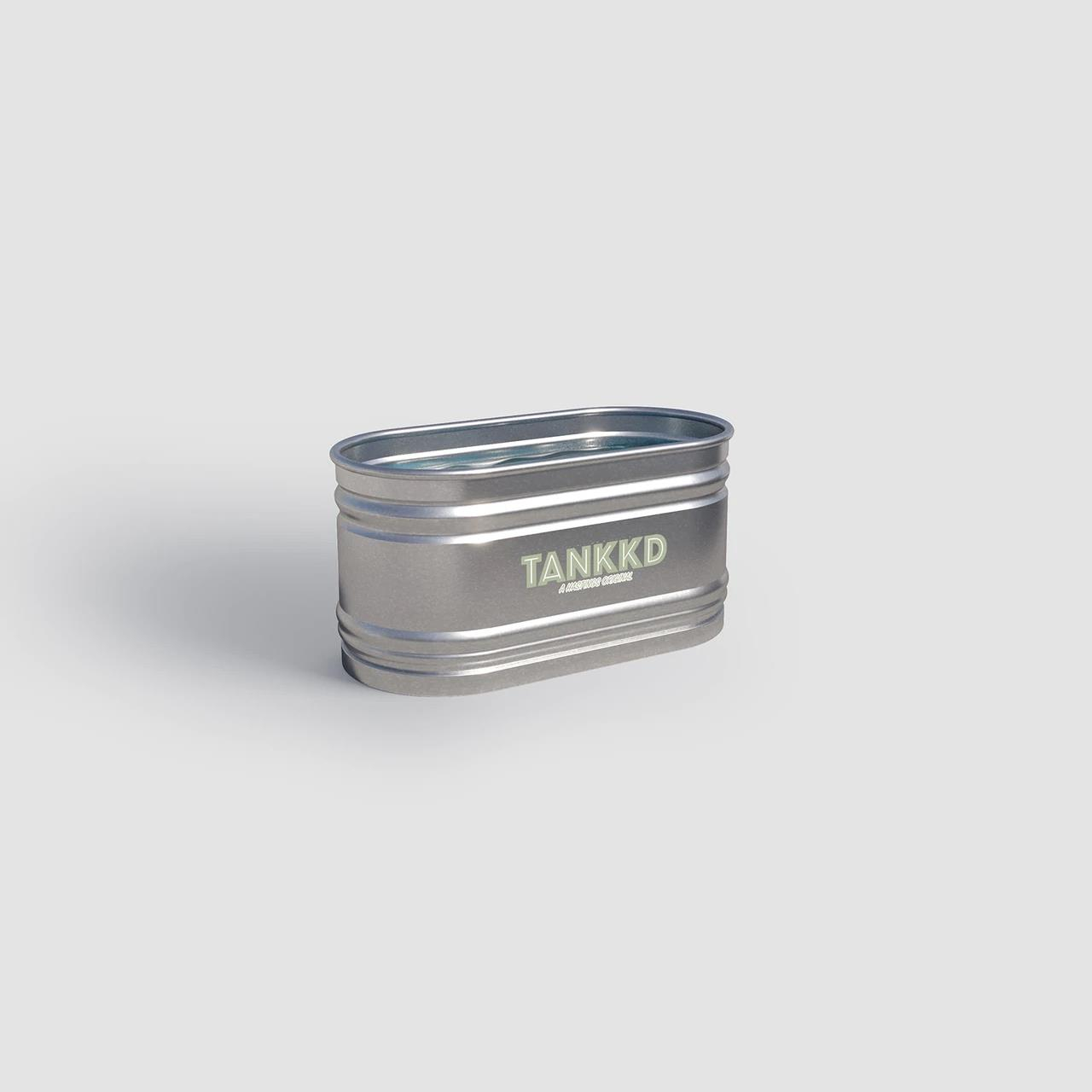 Tankkd IJsbad | Green Label Oval | 152x61x61cm | Aluminium