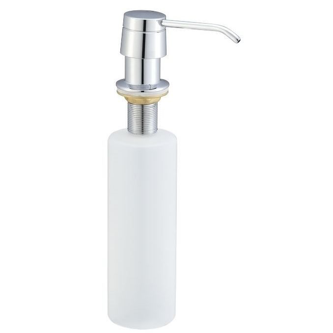 Inbouw zeeppompje chroom kunststof fles 250ml