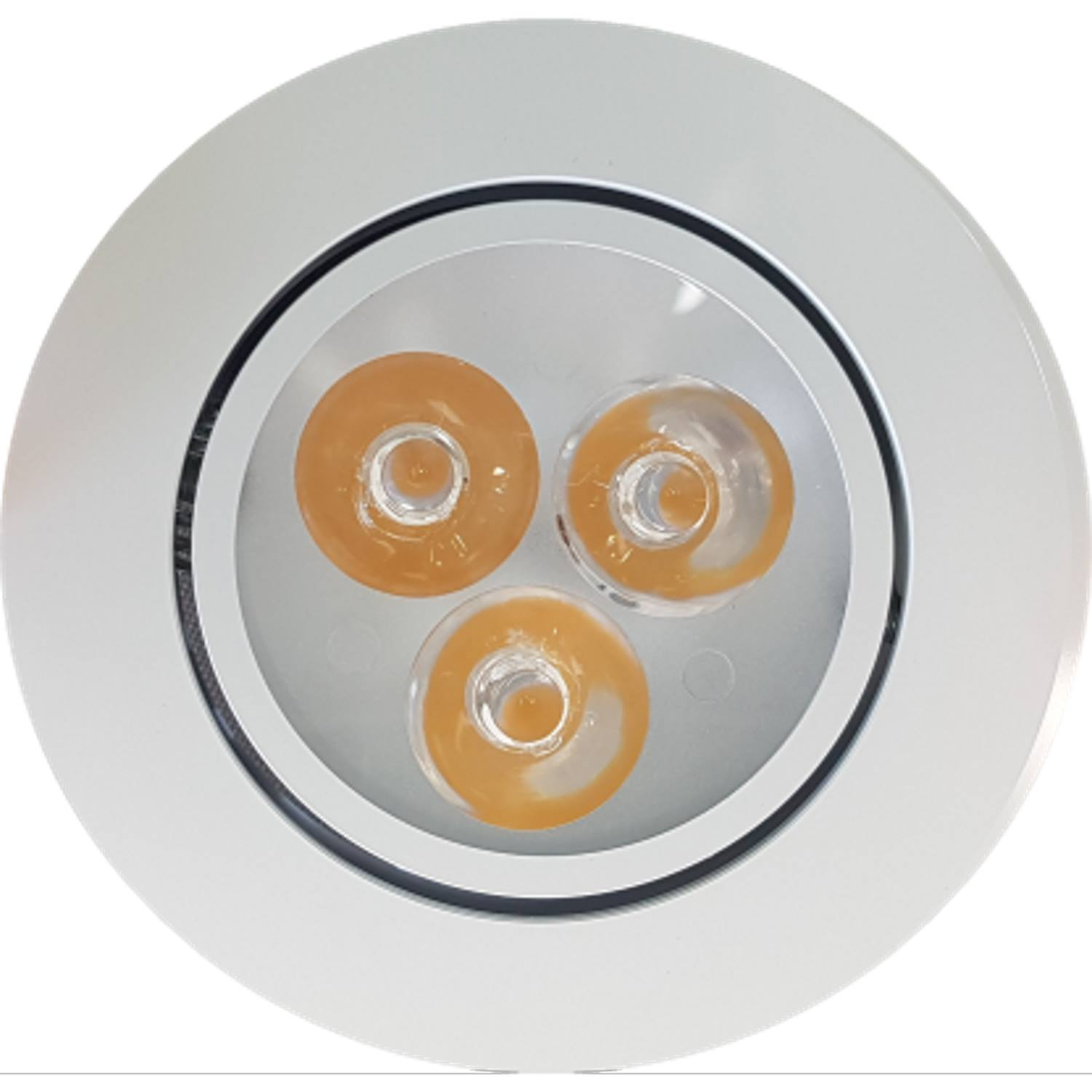 Inbouw Spotlamp Sanimex 85x45 mm Inclusief Armatuur en Gu10 3 Watt Wit (3 stuks)