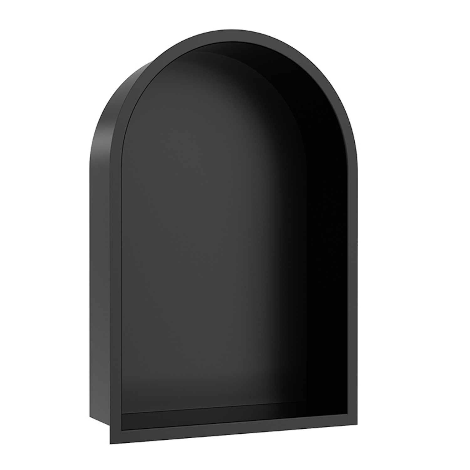 Boss & Wessing Inbouwnis Ovaal BWS Albert 30x45x10 cm Mat Zwart