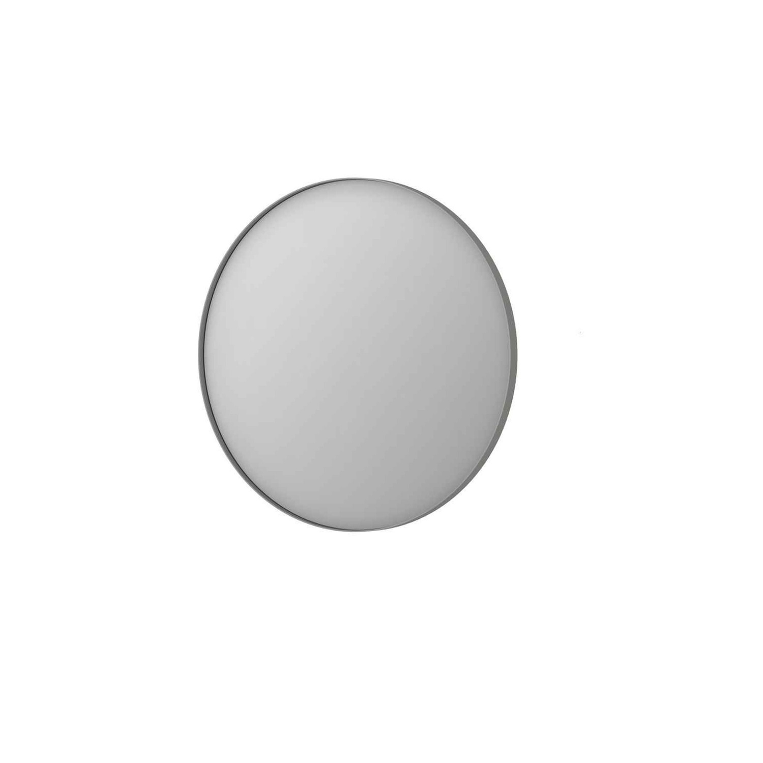 INK Spiegel Rond Geborsteld RVS Aluminium Kader 40 x 3,5 cm