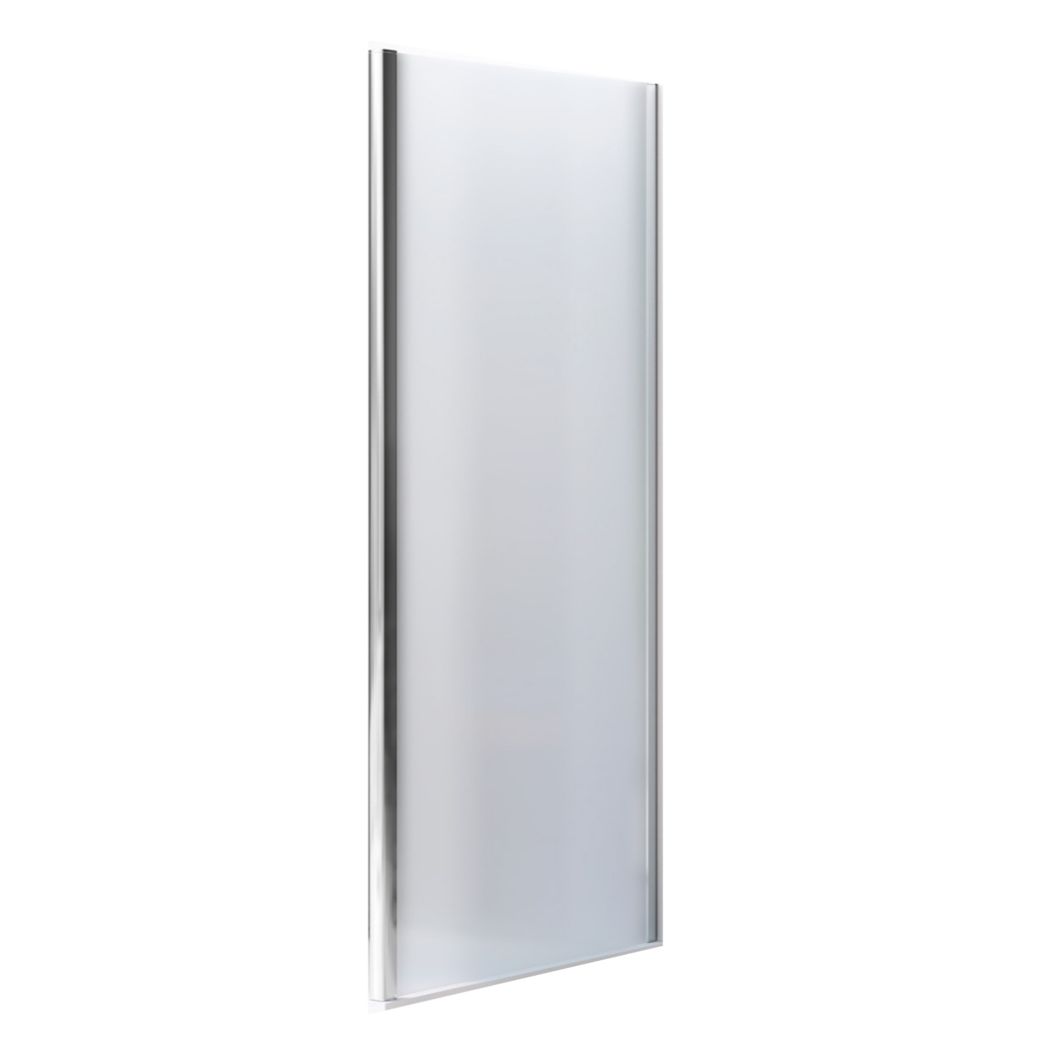 Lacus Zijwand  Vulcano Evo 75x200 cm Mat Glas 6mm Anti-Kalk Chroom