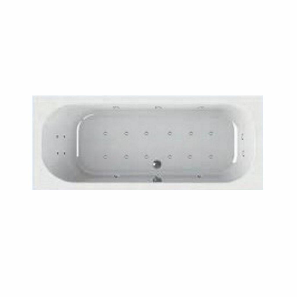 Forenza Whirlpool 180X80 cm Inclusief Led Buttons Wisa