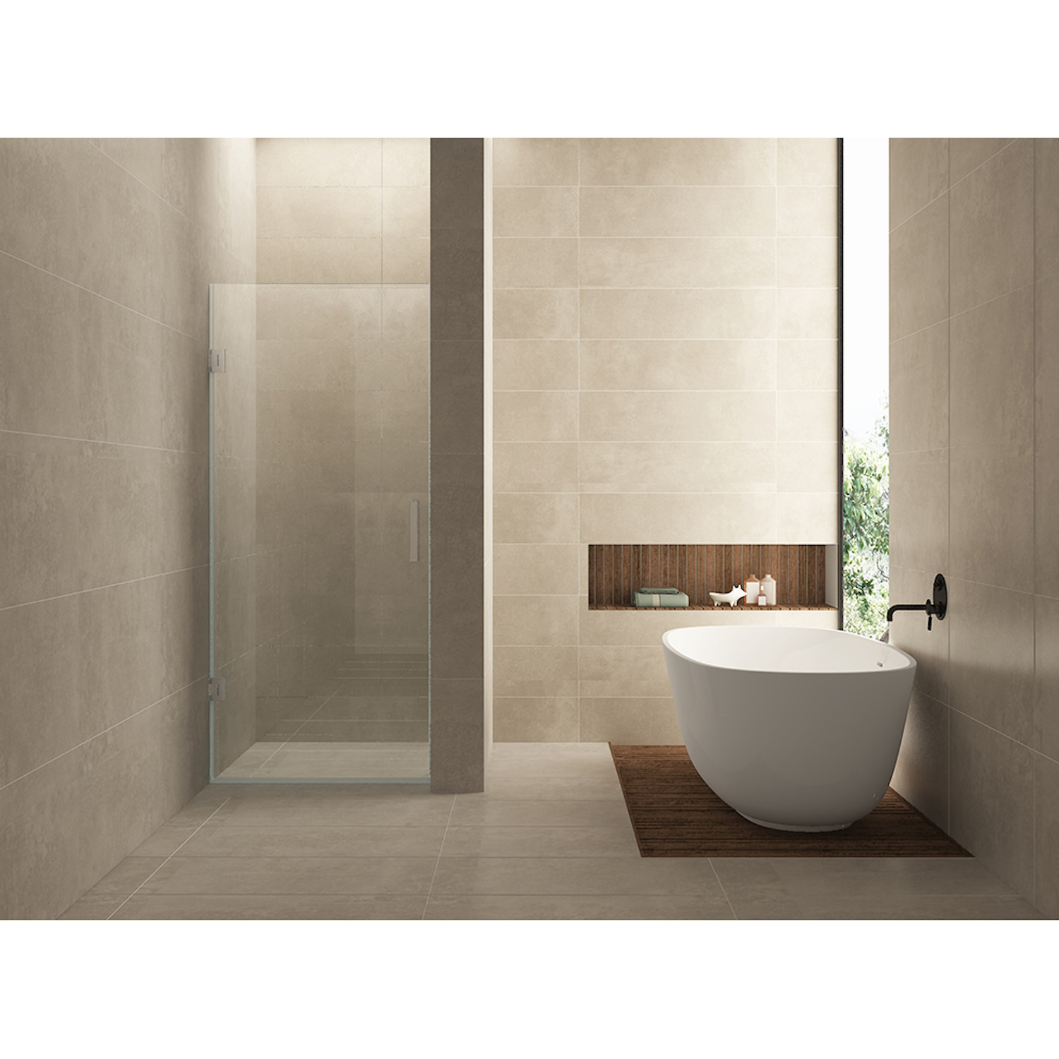 Boss & Wessing OUTLET BWS Nisdeur Cura zonder Profiel 80x200 cm 8 mm NANO coating