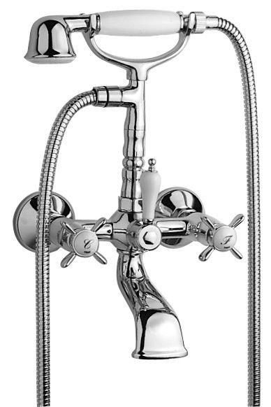 Retro Tres Badmengkraan Met Handdouche Chroom 12417061 tres kopen in de aanbieding Retro Tres Badmengkraan Met Handdouche Chroom 12417061 tres kopen in de aanbieding