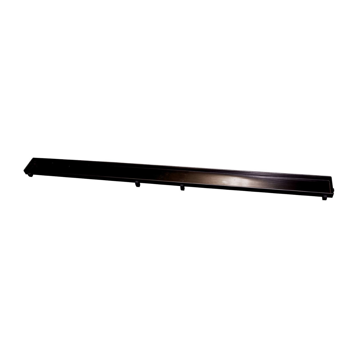 RVS Tegelrooster t.b.v. BWS Douchegoot 70x7 cm Mat Zwart
