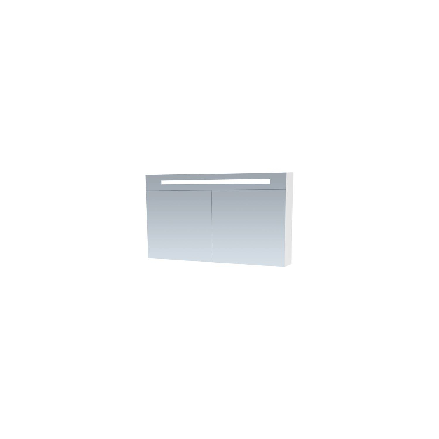Spiegelkast Double Face Exclusive Line 120cm Mat Wit