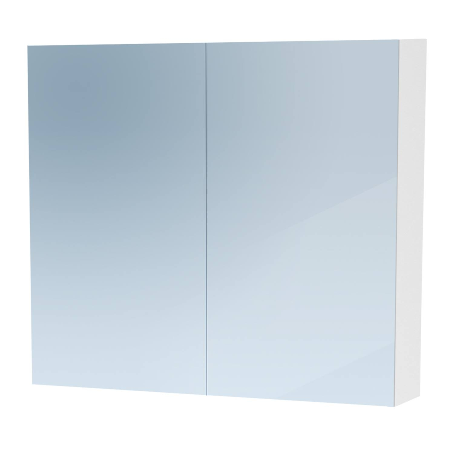 Spiegelkast Dual Exclusive Line 80cm Hoogglans Wit