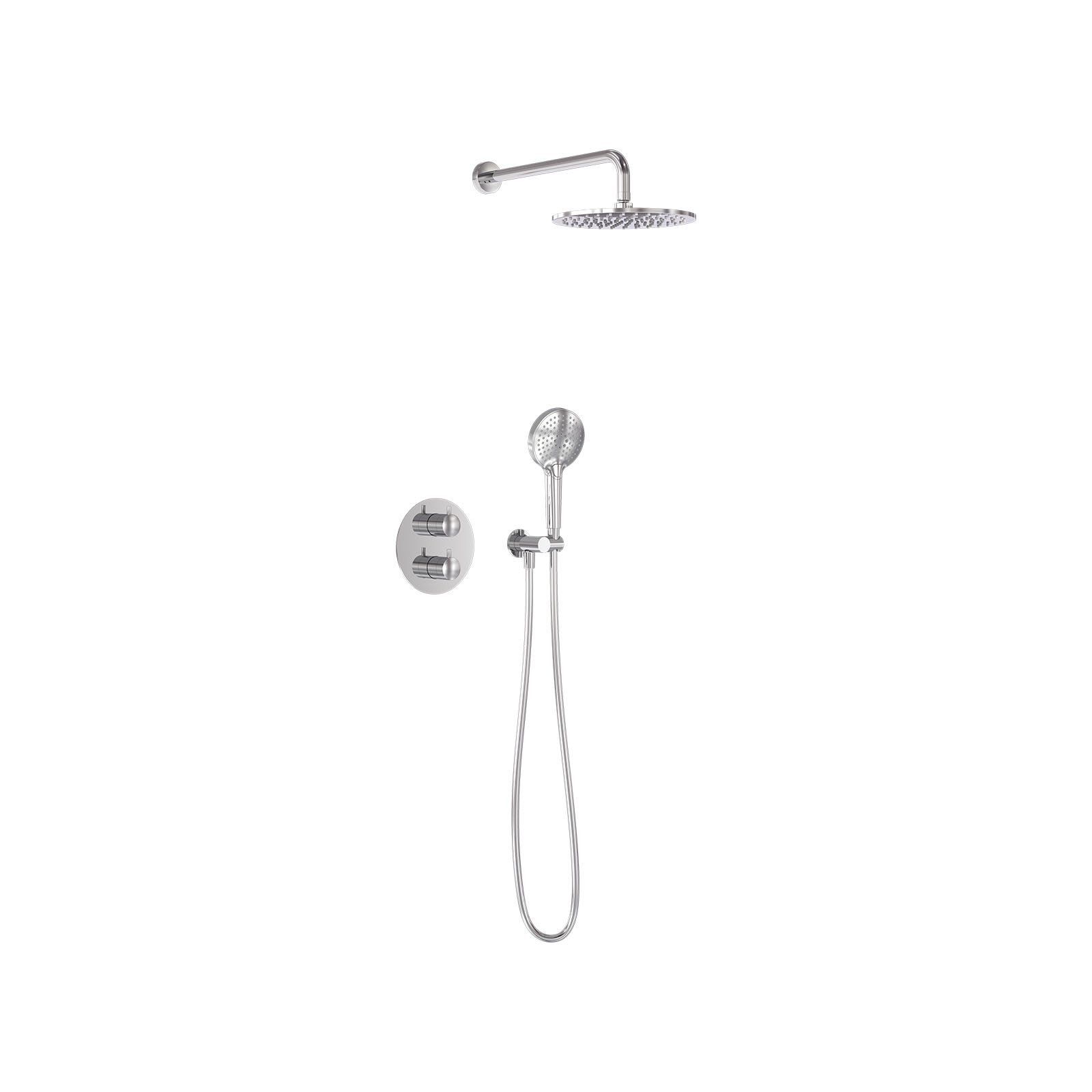 MAY Thermostatische Inbouwdoucheset Wandarm  Inbouw Chroom