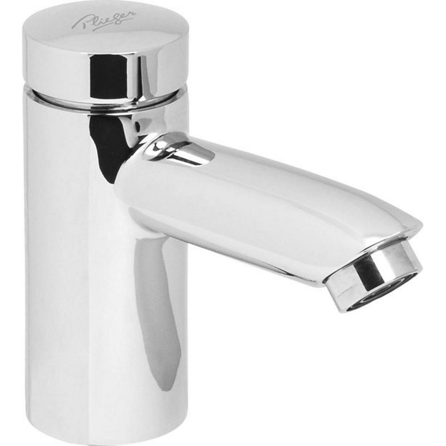 Fonteinkraan Plieger Clear Zelfsluitend Chroom product afbeelding