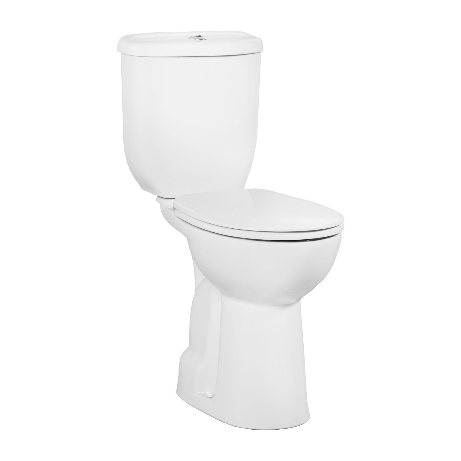 Toiletpot Staand Boss & Wessing Mala Verhoogd Met Bidet Onder Aansluiting Wit