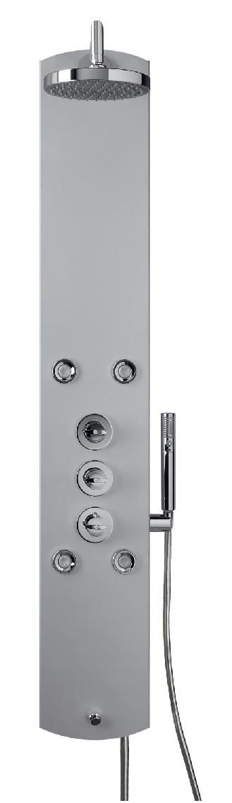 NIET MEER LEVERBAAR Tres Thermostatische Douchepaneel Lex-B 193123