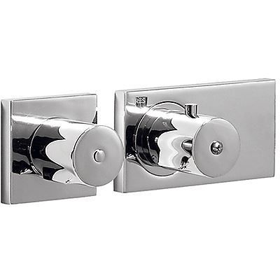 Tres Max Inbouw thermostaat 1-weg Chroom 20735199