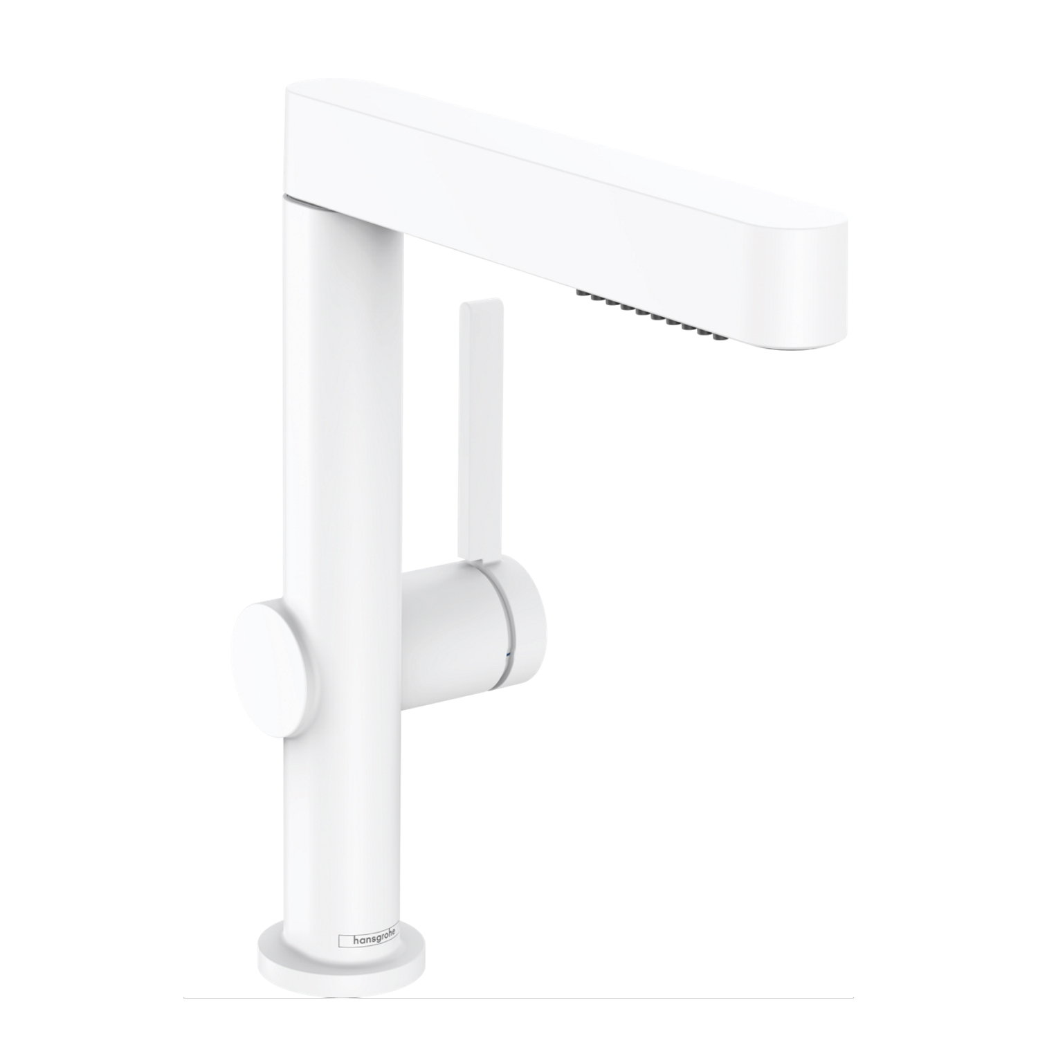 Wastafelkraan Finoris HansGrohe 230 2 Jets Met Uittrekbare Vuistdouche Met PushOpen Mat Wit product afbeelding