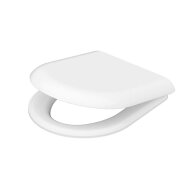 Toiletzitting Idevit Alfa met Softclose systeem Polypropyleen Wit