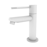 Toiletkraan Best Design White-Ribera Uitloop Recht 14 cm 1-hendel Mat Wit