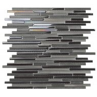 Mozaiek Tegels Dune Avatar 30x30.5 cm Zwart (Prijs Per Stuk)