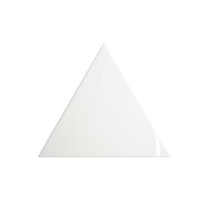 Wandtegel Zyx Triangle Layer White Glossy 15x17 cm Glans Wit
