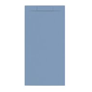 Douchebak + Sifon Allibert Rectangle 160x80 cm Mat Blauw Balt
