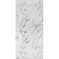 Wandpaneel BWS Otis 122x260 cm Waterbestendig Hoogglans Wit Carrara (Doosinhoud 3.17 m2)
