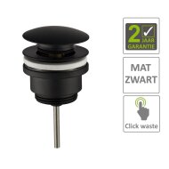 BWS Clickwaste 5/4 Laag Mat Zwart