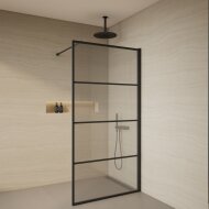Inloopdouche Boss & Wessing Evis 8 mm Glas Mat Zwart Raster (Alle maten)